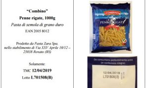 Se hai comprato PASTA alla LIDL devi fare ATTENZIONE