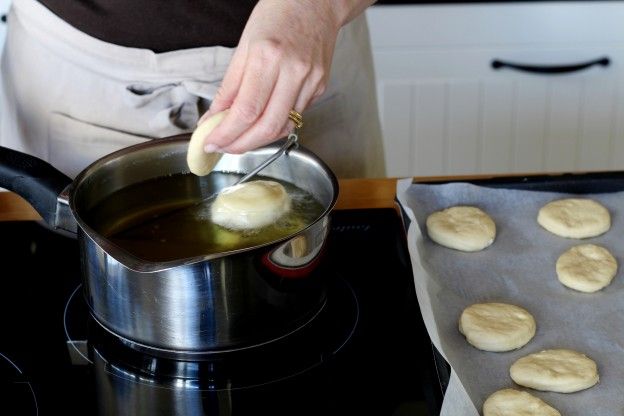 Portare l'olio per friggere a temperatura