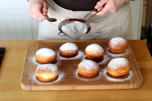 Spolverizzare i krapfen