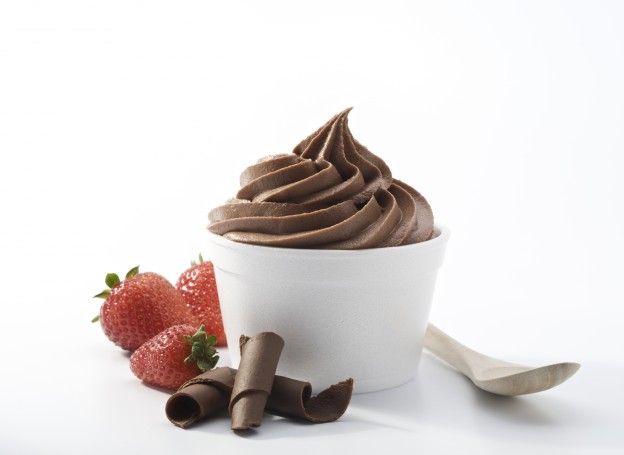 Yogurt gelato al cioccolato