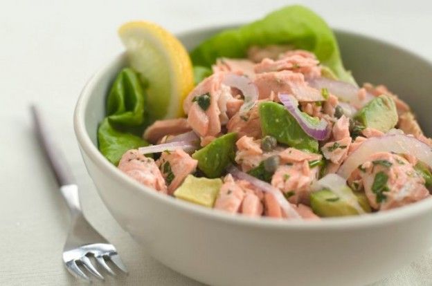 insalata di salmone ed avocado