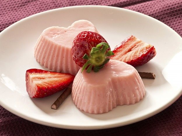 La panna cotta alla fragola