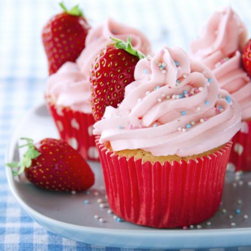 I cupcakes alla fragola