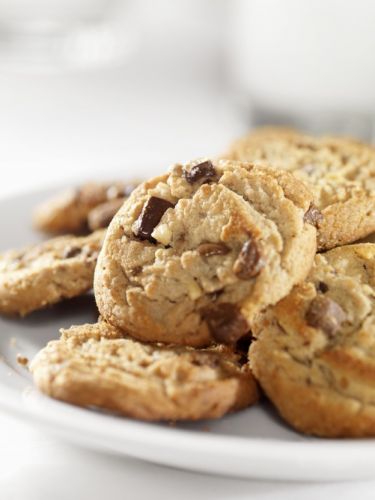 I cookies con pepite di cioccolato e burro di arachidi