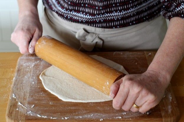 I Naan prima della cottura