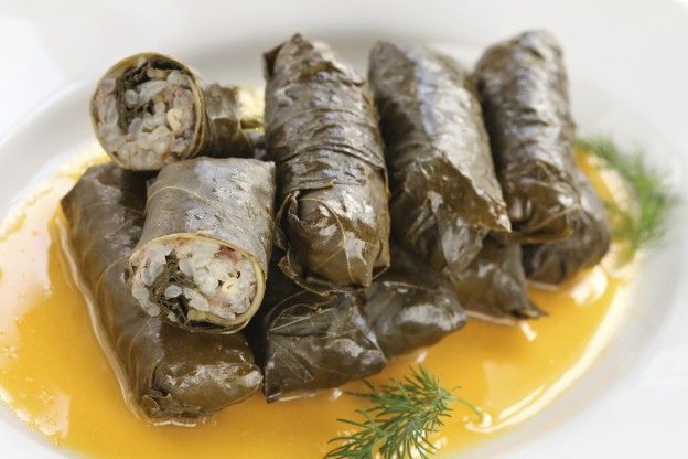 Le foglie di vite ripiene : dolmas