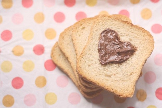 Pane, cuori e Nutella