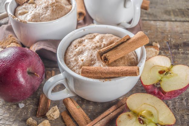 Mug cake alle mele e cannella