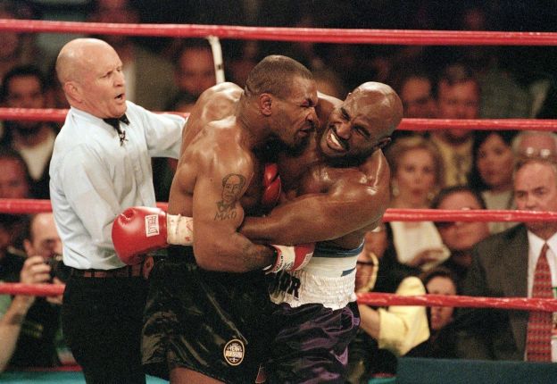 Tyson e il morso a Holyfield