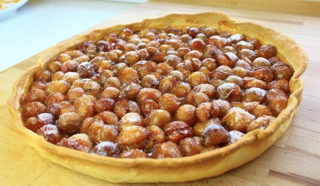 Crostata di prugne gocce d'oro