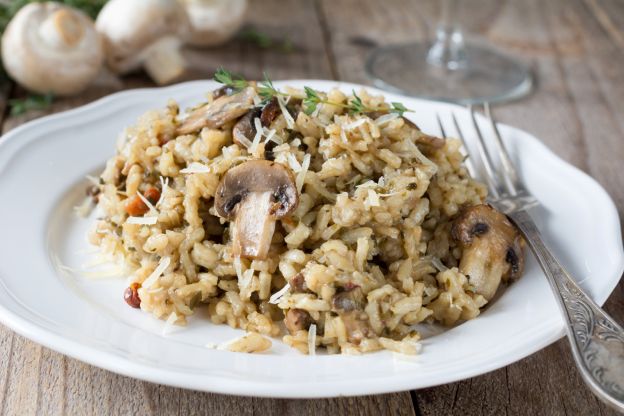 Risotto light ai funghi