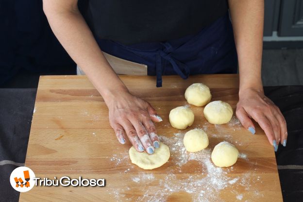 Preparazione delle brioches