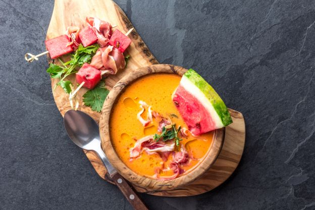 Salmorejo con melone