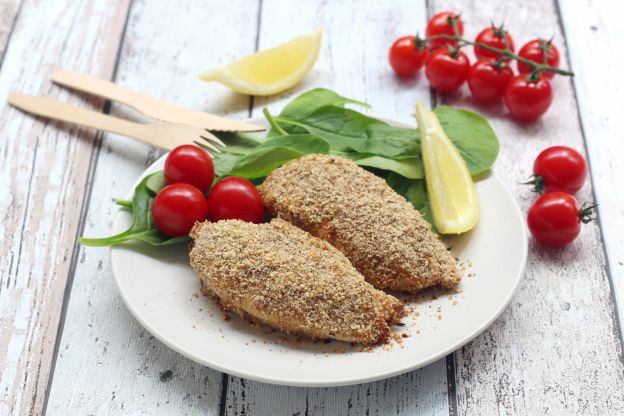 Filetti di pollo in crosta di senape e spezie