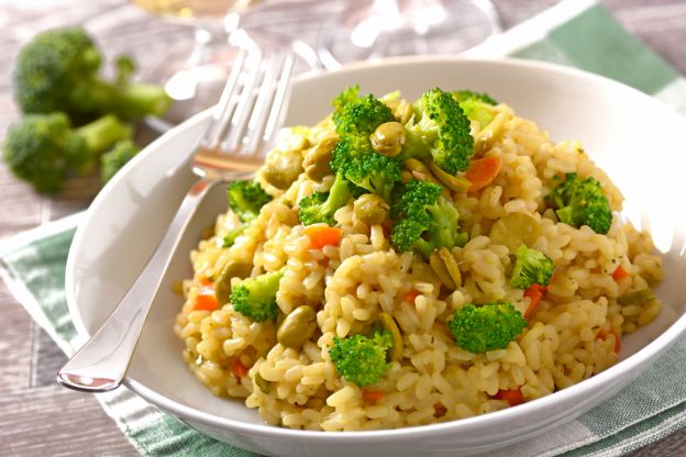 Risotto broccoli e peperoncino