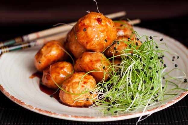 Polpette in salsa tailandese