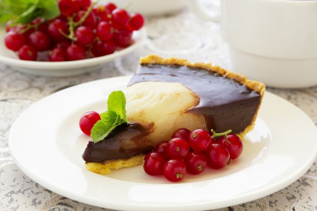 Crostata alle pere, cioccolato e noci pecan