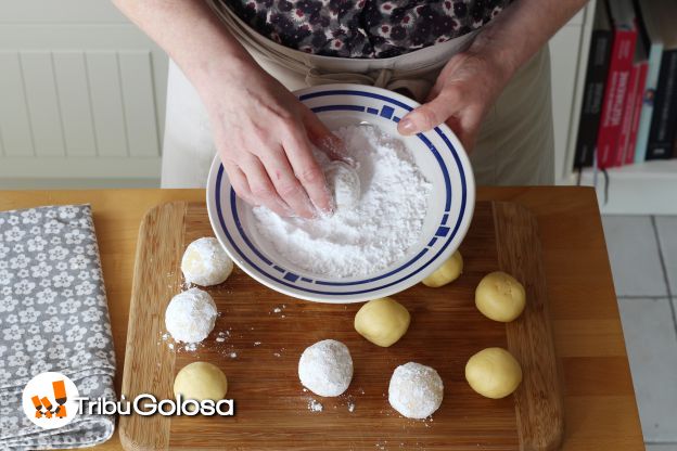 Preparazione dei biscotti