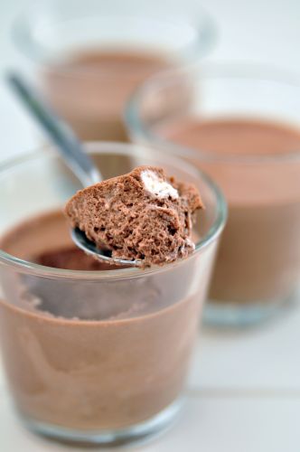 Mousse alla panna e cioccolato