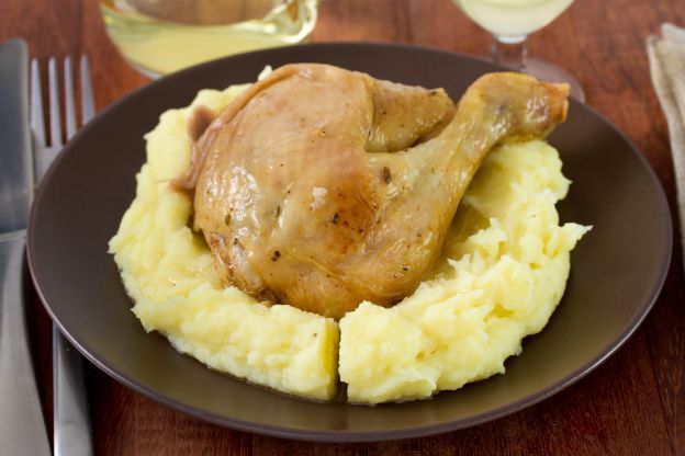 29. cosce di pollo con purè