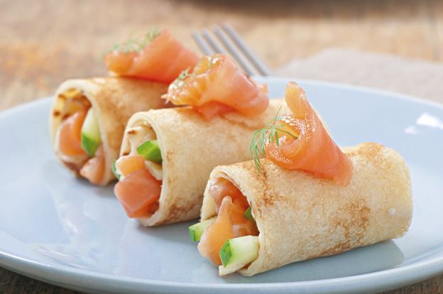 Crespelle di salmone