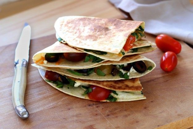 Quesadillas con verdure