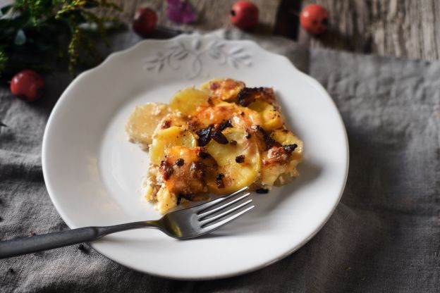 Tartiflette con patate e pancetta