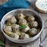 Polpette con formaggio blu