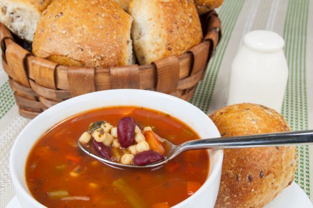 Minestrone ai fagioli rossi