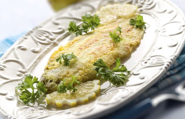 Sogliola gratinata al limone