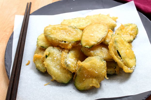 Tempura di zucchine