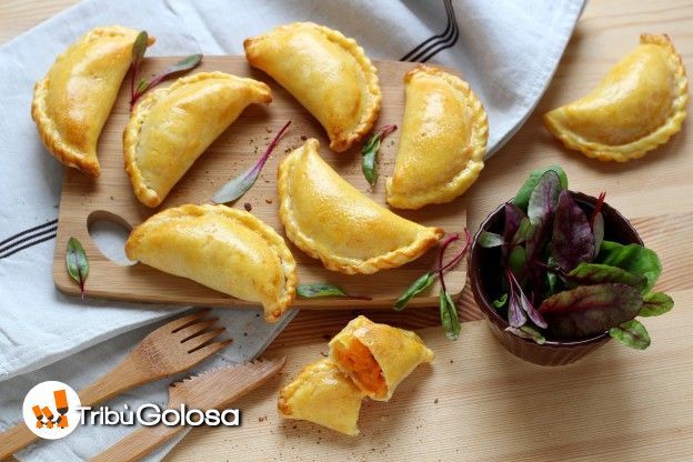 Calzoncini salati alle patate dolci