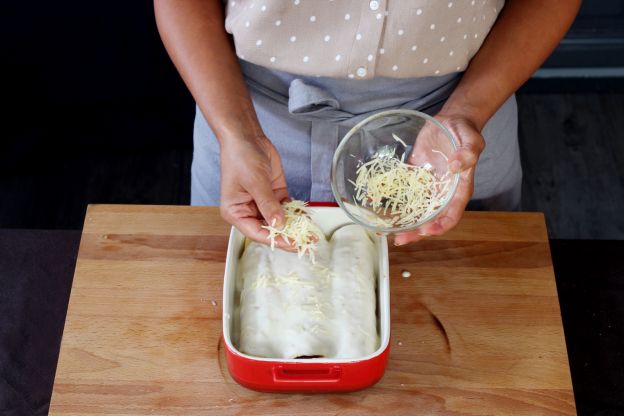 Preparazione delle enchilada