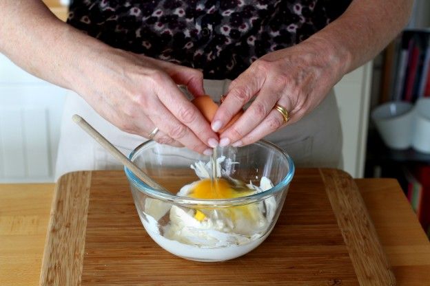 Preparazione del topping al cheesecake