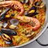 Paella di pesce fresco e peperoni