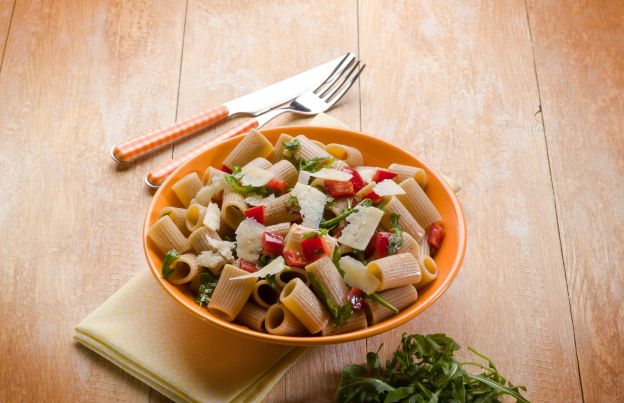 5. Tortiglioni pomodorini, scaglie di pecorino e rucola