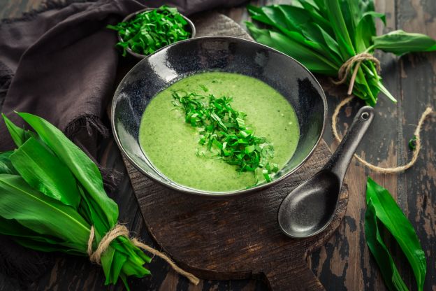 Zuppa di aglio selvatico