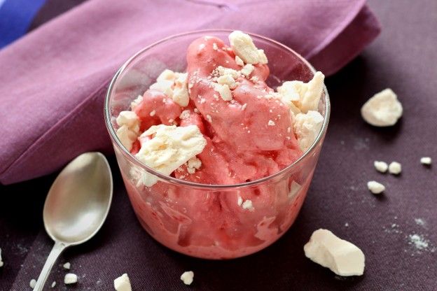 Frozen yogurt alle fragole