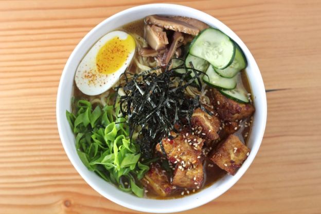 Ramen vegetariano al miso