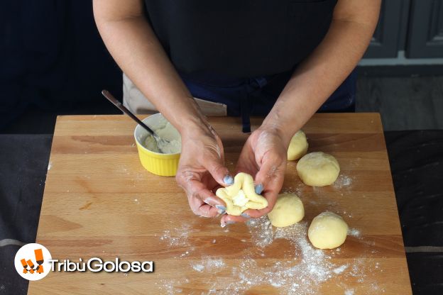 Preparazione delle brioches