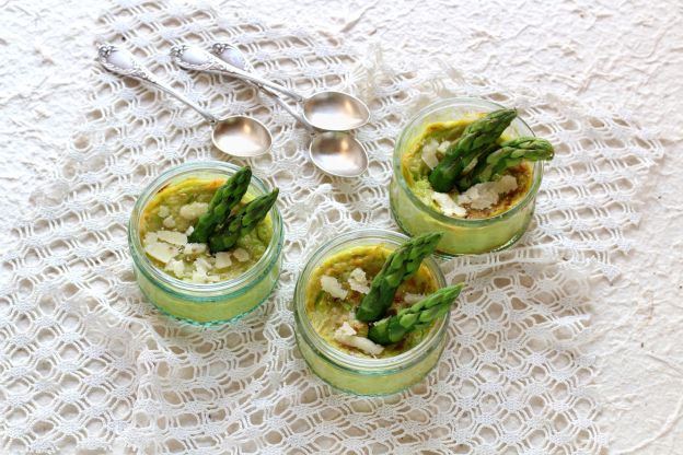 Flan di asparagi