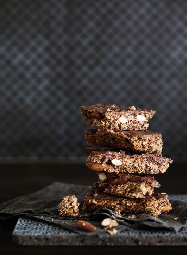 Barrette cioccolato e granola