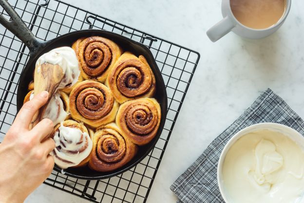 Rotolo al caffé con crema di zabaione