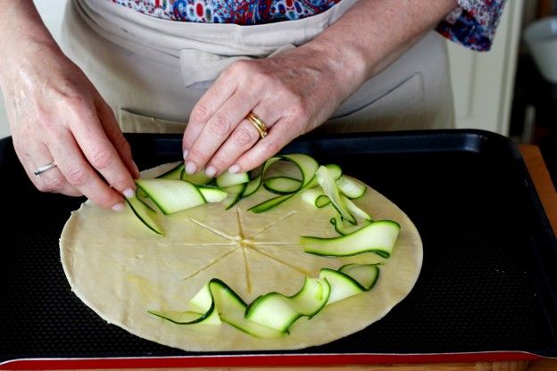 Le lamelle di zucchine