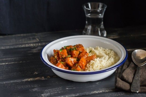 Pollo al curry e zucca