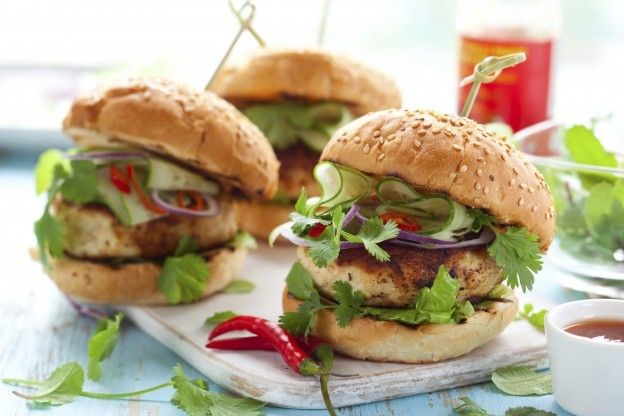 6. Burger di pollo