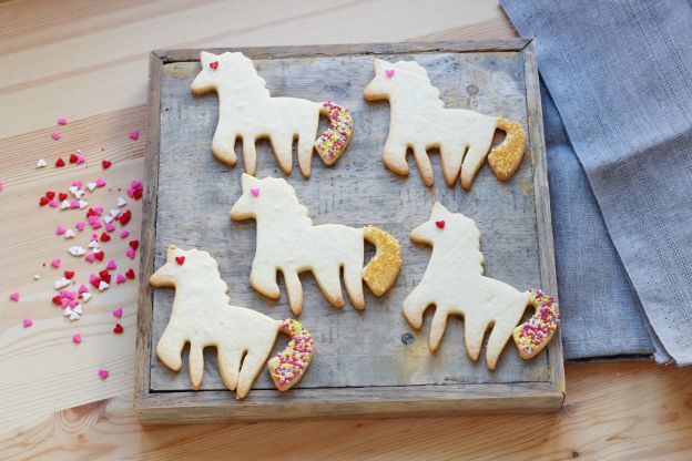 8. Biscotti a forma d'unicorno