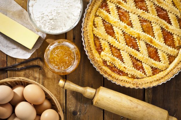 Crostata di albicocca (marmellata fatta in casa)