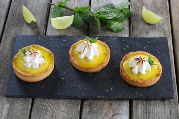 Crostatine al limone in versione Mojito