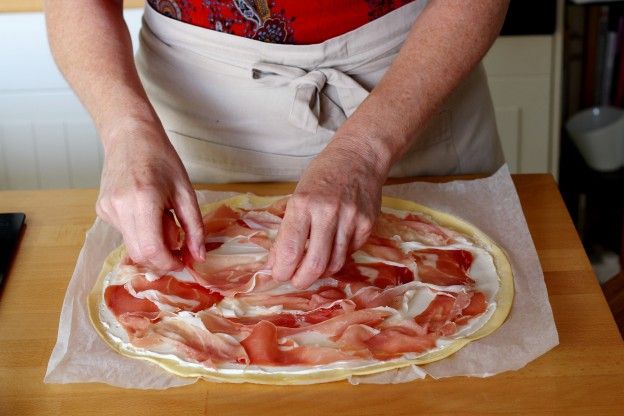 Aggiungete il prosciutto